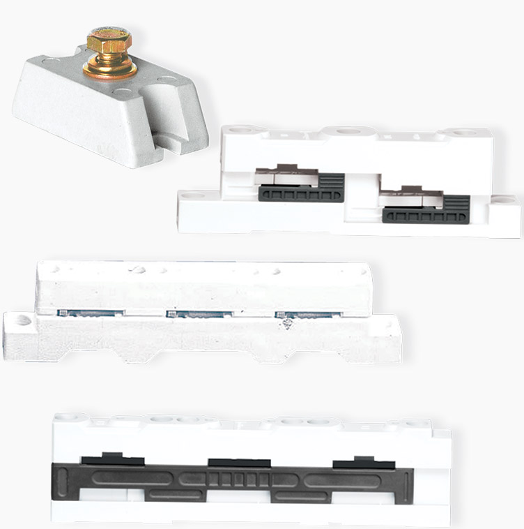 Suportes e isolador - T 621 Suportes e isolador - T 621