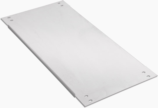 Seção de placa de montagem em chapa de aço galvanizado de 2mm - PM 06.03 Seção de placa de montagem em chapa de aço galvanizado de 2mm - PM 06.03