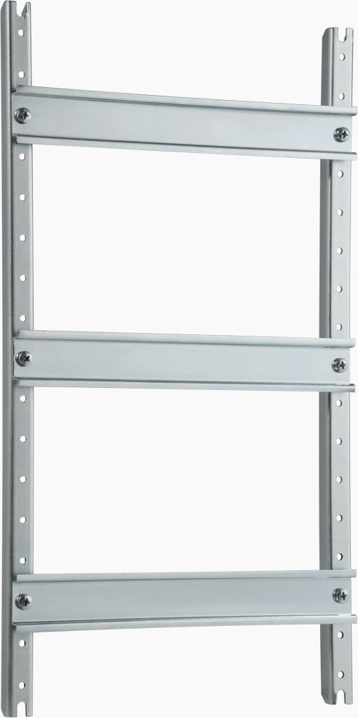 Par de longarinas com suporte e parafusos de fixação para caixas - L-EKO-8 Par de longarinas com suporte e parafusos de fixação para caixas - L-EKO-8