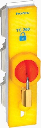 Bloqueio por cadeado para bases Diazed T260 e T360 - TC 260 Bloqueio por cadeado para bases Diazed T260 e T360 - TC 260